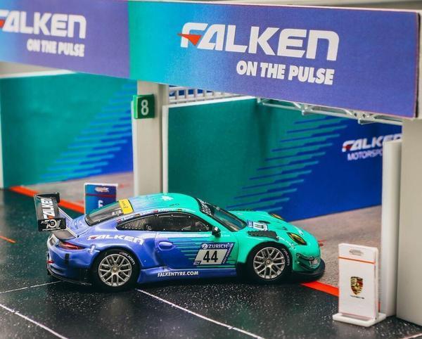 Picture of a Porsche 911 GT3 R - ixo by diecast car manufacturer Tarmac Works