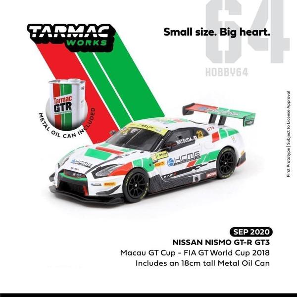 Picture of a Nissan GT-R NISMO GT3 by diecast car manufacturer Tarmac Works