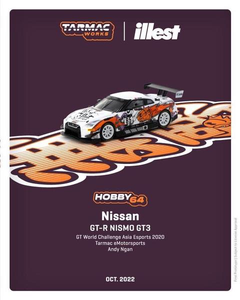 Picture of a Nissan GT-R NISMO GT3 by diecast car manufacturer Tarmac Works