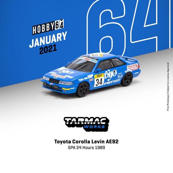 Picture of a Toyota Corolla Levin AE92 by diecast car manufacturer Tarmac Works