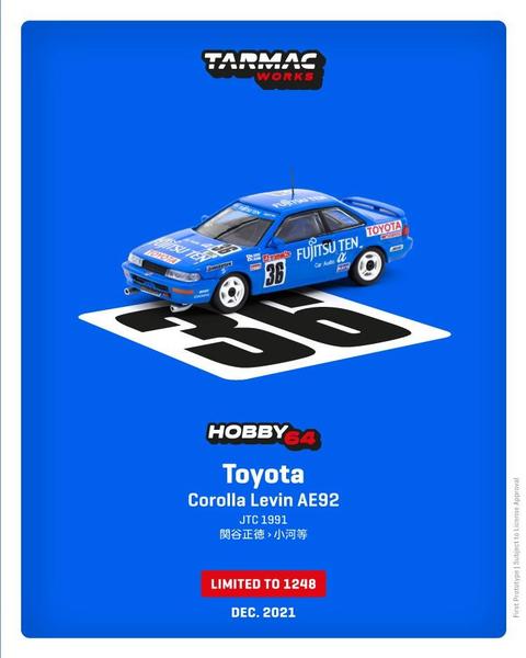 Picture of a Toyota Corolla Levin AE92 by diecast car manufacturer Tarmac Works