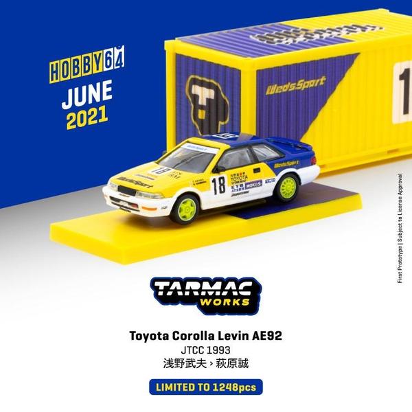 Picture of a Toyota Corolla Levin AE92 by diecast car manufacturer Tarmac Works
