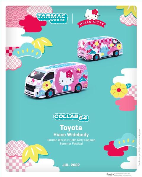 Picture of a Toyota Hiace Widebody by diecast car manufacturer Tarmac Works