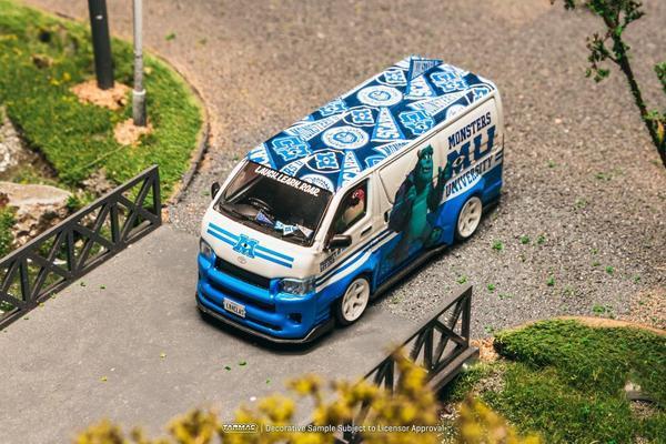 The Top of the Toyota Hiace Widebody 1/64 Diecast Car by Tarmac Works