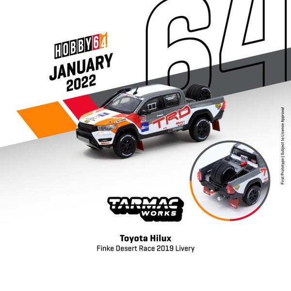 Picture of a Toyota Hilux by diecast car manufacturer Tarmac Works