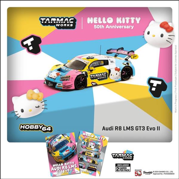 Picture of a Audi R8 LMS GT3 Evo II by diecast car manufacturer Tarmac Works