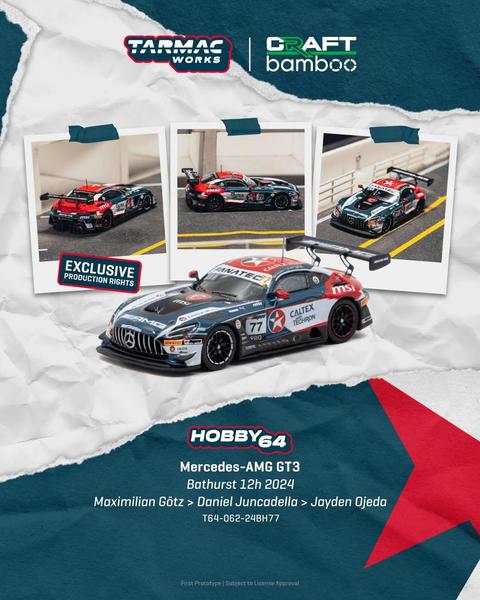 Pictrue of a Mercedes-AMG GT3 Evo 2020 1/64 Diecast Car by Tarmac Works T64-062-24BH77