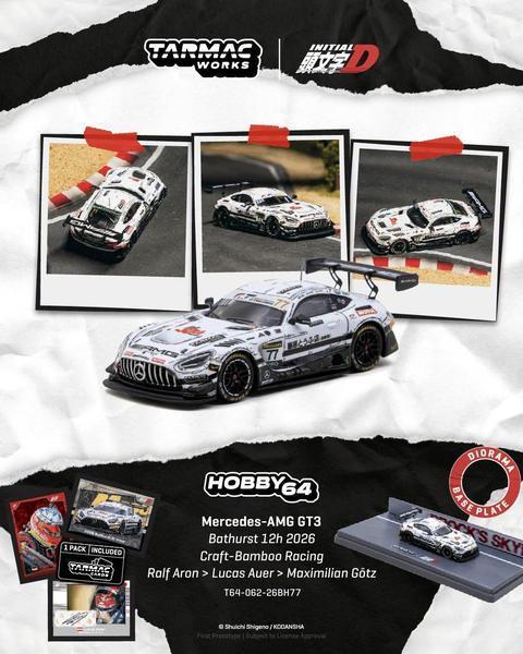 Pictrue of a Mercedes-AMG GT3 Evo 2020 1/64 Diecast Car by Tarmac Works T64-062-26BH77