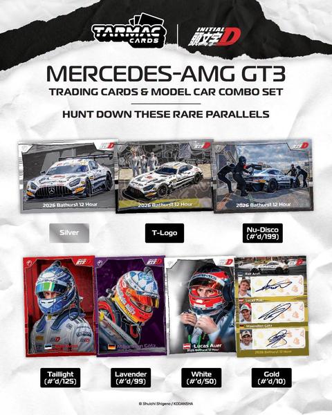 The Image-2 of the Mercedes-AMG GT3 Evo 2020 1/64 Diecast Car by Tarmac Works