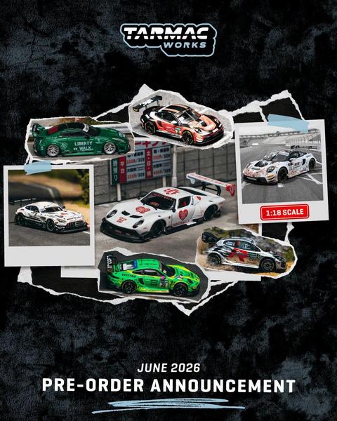 The Image-3 of the Mercedes-AMG GT3 Evo 2020 1/64 Diecast Car by Tarmac Works
