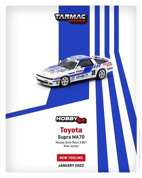 Picture of a Toyota Supra MA70 by diecast car manufacturer Tarmac Works