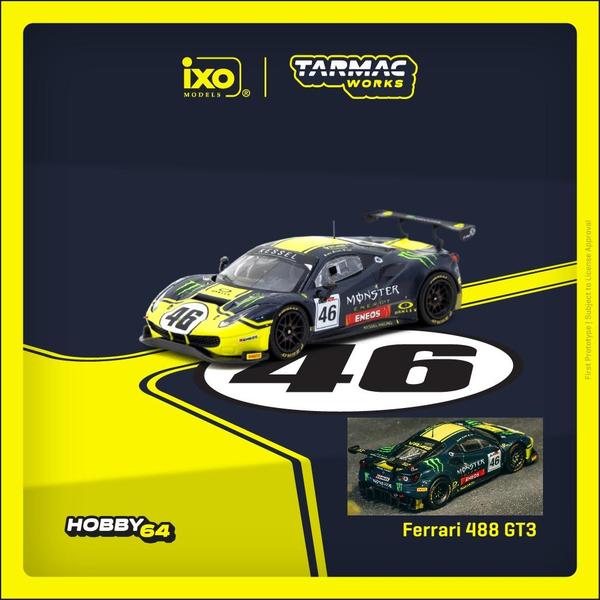 Picture of a Ferrari 488 GT3 - ixo by diecast car manufacturer Tarmac Works