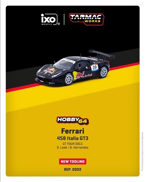 Picture of a Ferrari 458 Italia GT3 2011 - ixo by diecast car manufacturer Tarmac Works