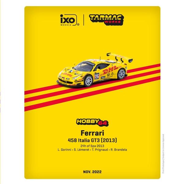 Picture of a Ferrari 458 Italia GT3 2013 - ixo by diecast car manufacturer Tarmac Works