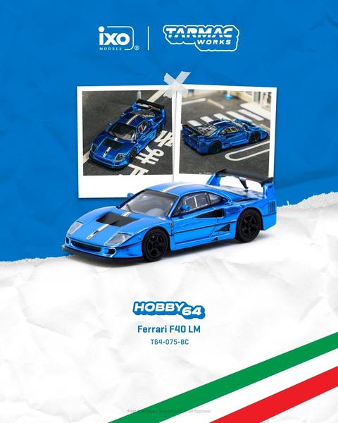 Pictrue of a Ferrari F40 LM - ixo 1/64 Diecast Car by Tarmac Works T64-075-BC