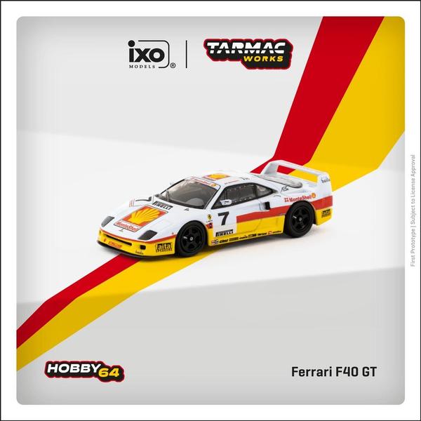 Picture of a Ferrari F40 GT - ixo by diecast car manufacturer Tarmac Works