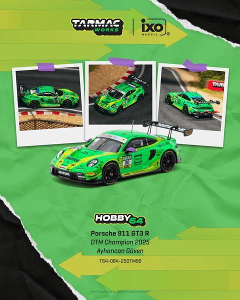 Pictrue of a Porsche 911 GT3 R (992) - ixo 1/64 Diecast Car by Tarmac Works T64-084-26DTM29