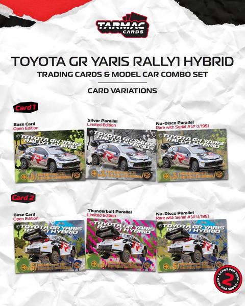 The Image-1 of the Toyota GR Yaris Rally1 Hybrid 1/64 Diecast Car by Tarmac Works