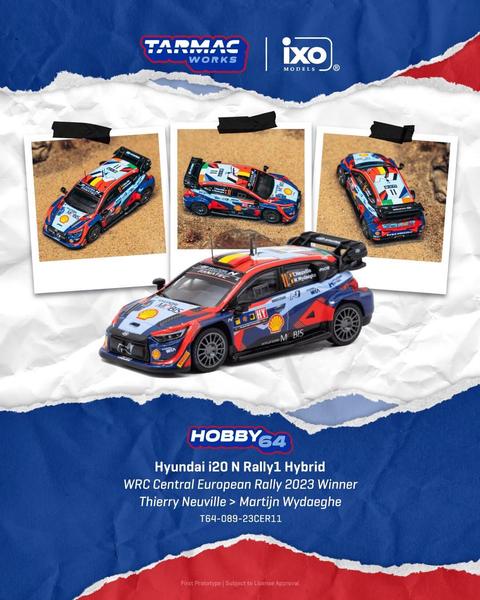 Pictrue of a Hyundai i20 N Rally1 Hybrid 1/64 Diecast Car by Tarmac Works T64-089-23CER11