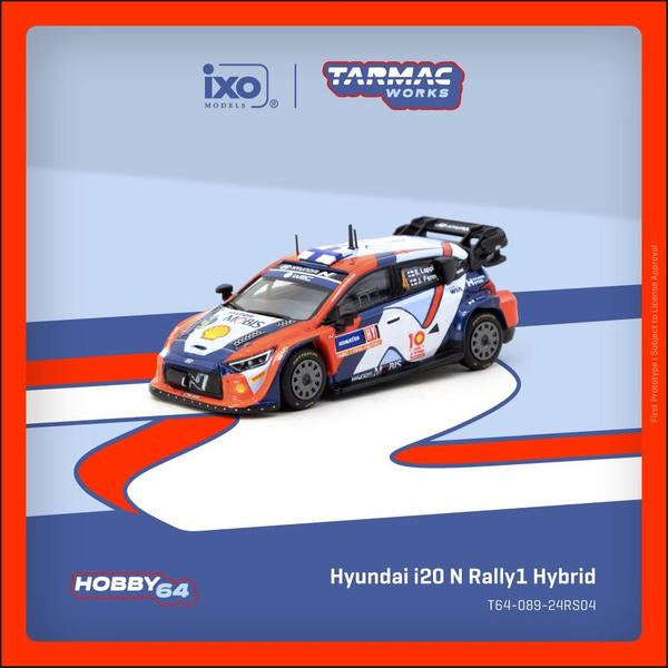 Picture of a Hyundai i20 N Rally1 Hybrid by diecast car manufacturer Tarmac Works
