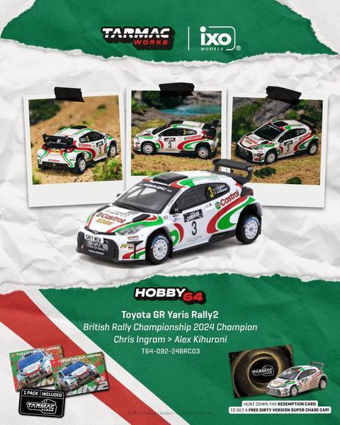 Pictrue of a Toyota GR Yaris Rally2 - ixo 1/64 Diecast Car by Tarmac Works T64-092-24BRC03