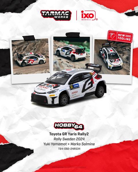 Pictrue of a Toyota GR Yaris Rally2 - ixo 1/64 Diecast Car by Tarmac Works T64-092-24RS34