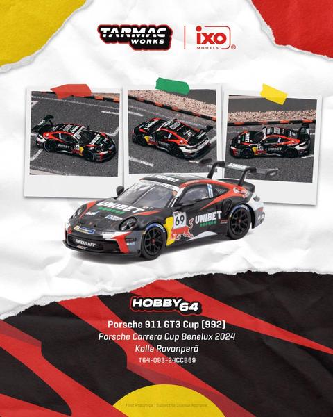 Pictrue of a Porsche 911 GT3 Cup (992) - ixo 1/64 Diecast Car by Tarmac Works T64-093-24CCB69