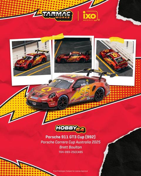 Pictrue of a Porsche 911 GT3 R (992) - ixo 1/64 Diecast Car by Tarmac Works T64-093-95CCA95