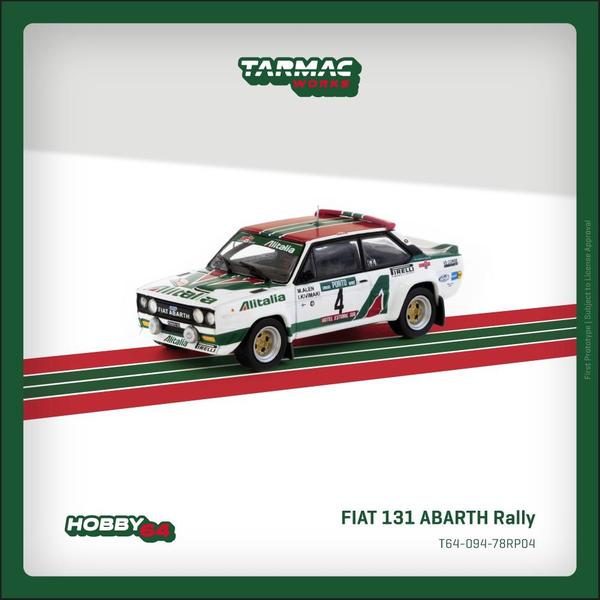 Picture of a Fiat 131 Abarth Rally Stradale by diecast car manufacturer Tarmac Works