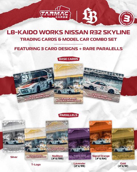 The Image-1 of the LB-Kaido Works Nissan R32 Skyline 1/64 Diecast Car by Tarmac Works