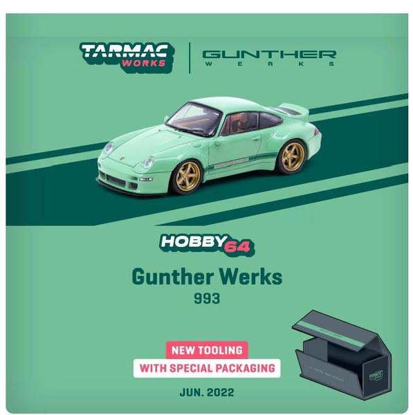 Picture of a 993 Remastered by Gunther Werks by diecast car manufacturer Tarmac Works