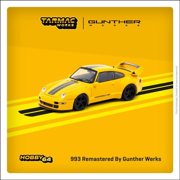 Picture of a 993 Remastered by Gunther Werks by diecast car manufacturer Tarmac Works