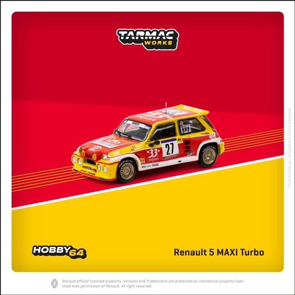 Picture of a Renault 5 MAXI Turbo by diecast car manufacturer Tarmac Works
