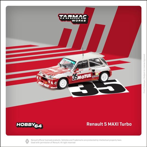 Picture of a Renault 5 MAXI Turbo by diecast car manufacturer Tarmac Works