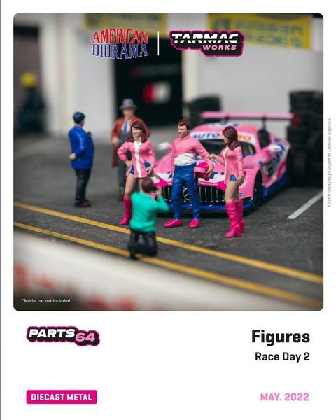 Picture of a 1/64 Figures Set - American Diorama by diecast car manufacturer Tarmac Works