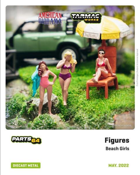 Picture of a 1/64 Figures Set - American Diorama by diecast car manufacturer Tarmac Works