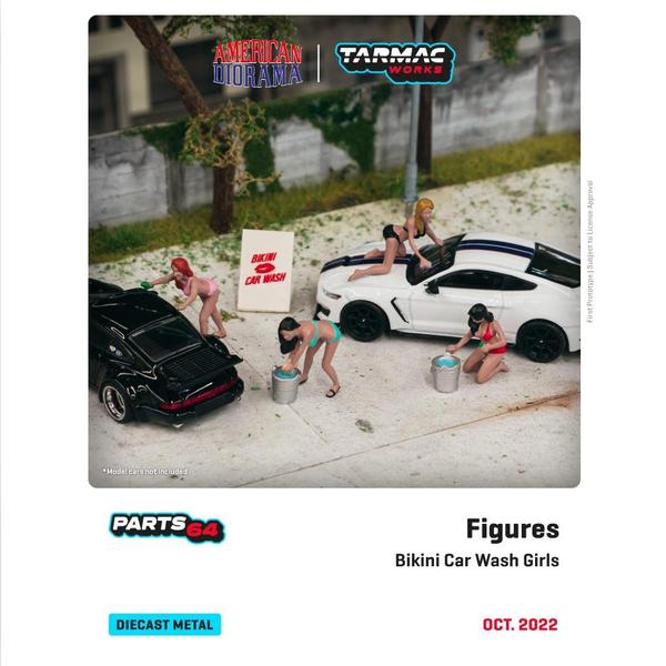 Picture of a 1/64 Figures Set - American Diorama by diecast car manufacturer Tarmac Works