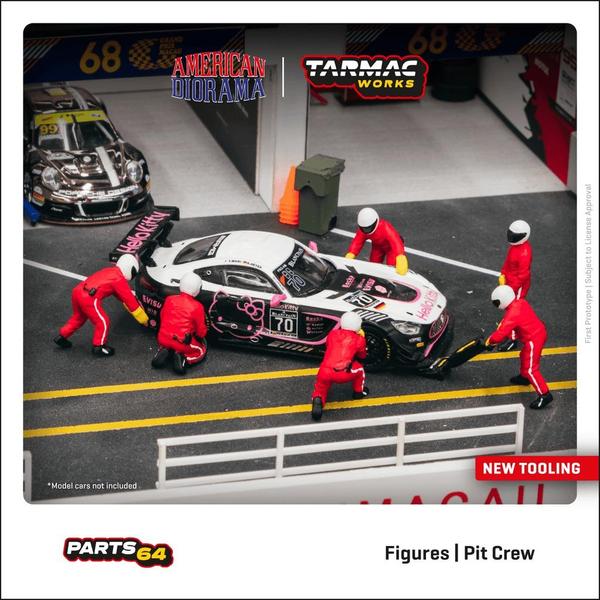 Picture of a 1/64 Figures Set - American Diorama by diecast car manufacturer Tarmac Works