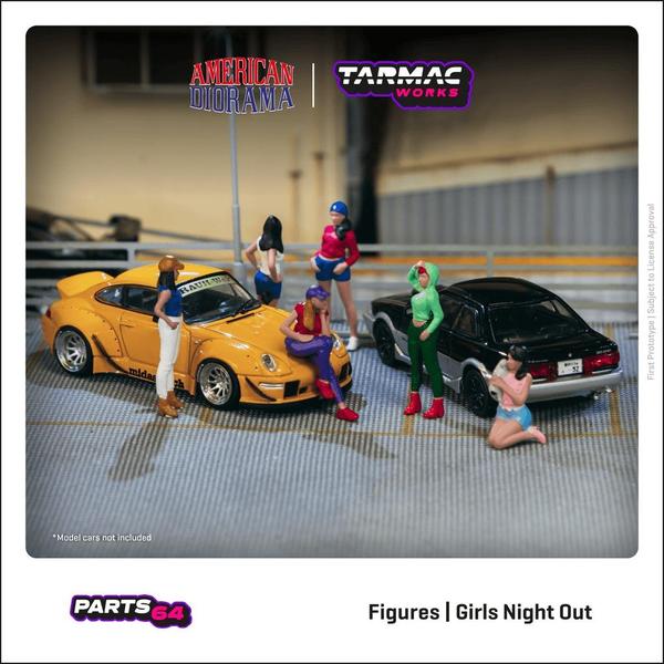 Picture of a 1/64 Figures Set - American Diorama by diecast car manufacturer Tarmac Works
