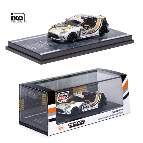 Pictrue of a HKS Toyota GR86 1/64 Diecast Car by Tarmac Works T64G-038-IXO