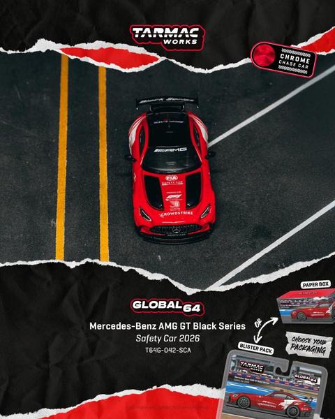 Pictrue of a Mercedes-Benz AMG GT Black Series 1/64 Diecast Car by Tarmac Works T64G-042-SCA