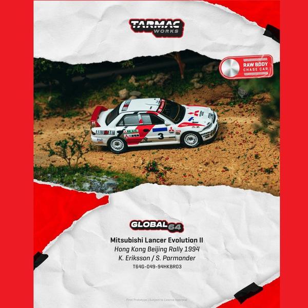 Picture of a Mitsubishi Lancer Evolution II - GSR by diecast car manufacturer Tarmac Works