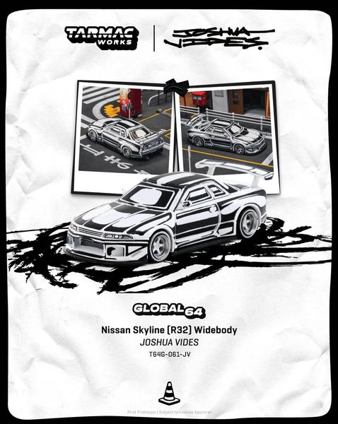 Picture of a Nissan Skyline GT-R R32 Widebody by diecast car manufacturer Tarmac Works