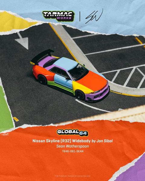 Picture of a Nissan Skyline GT-R R32 Widebody by diecast car manufacturer Tarmac Works
