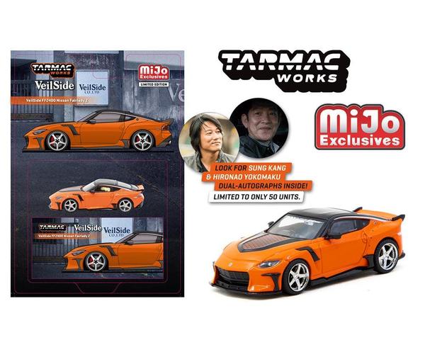 Pictrue of a Nissan VeilSide FFZ400 Fairlady Z 1/64 Diecast Car by Tarmac Works T64G-074-OR