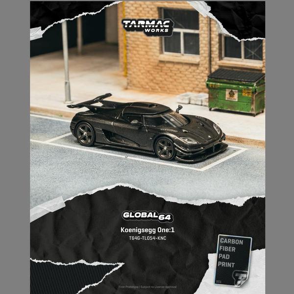 Picture of a Koenigsegg One:1 by diecast car manufacturer Tarmac Works