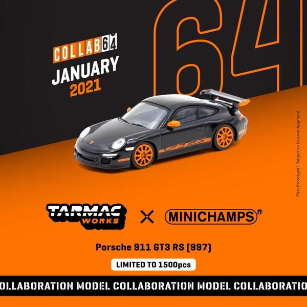 Picture of a Porsche 911 GT3 RS (997) - Minichamps by diecast car manufacturer Tarmac Works