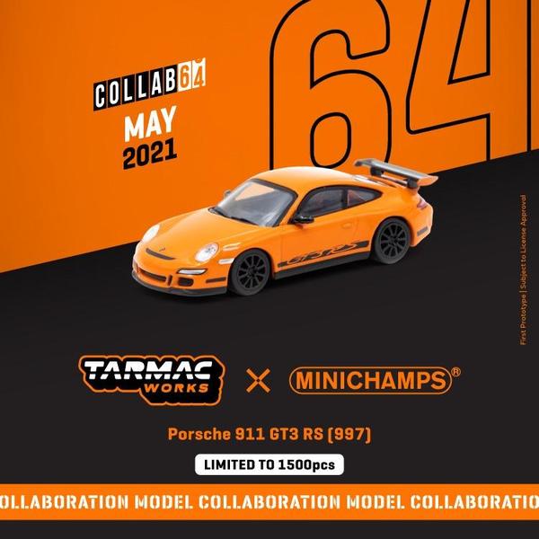 Picture of a Porsche 911 GT3 RS (997) - Minichamps by diecast car manufacturer Tarmac Works