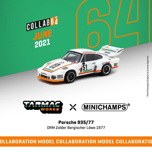 Picture of a Porsche 935 1977 - Minichamps by diecast car manufacturer Tarmac Works
