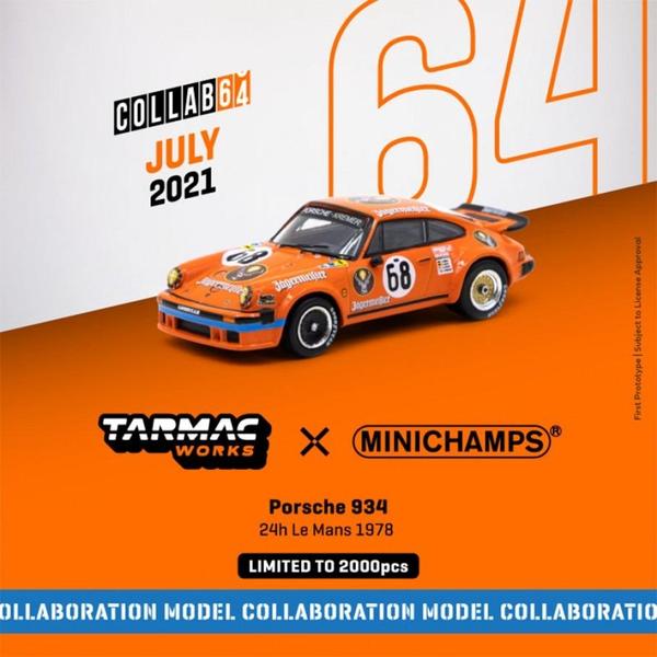 Picture of a Porsche 934 - Minichamps by diecast car manufacturer Tarmac Works